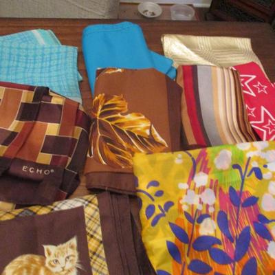 Assortment Of Women's Scarves Lot E Some May Be Silk