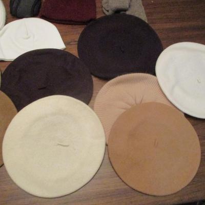 Wool Beret Hats Lot H