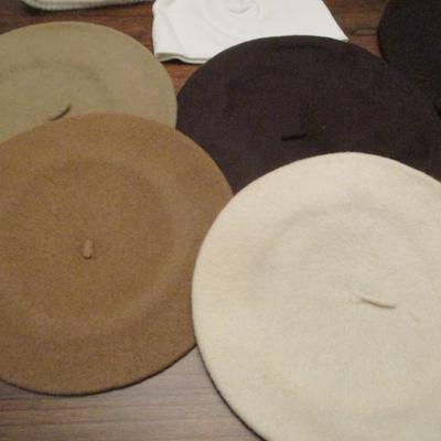 Wool Beret Hats Lot H