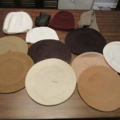 Wool Beret Hats Lot H