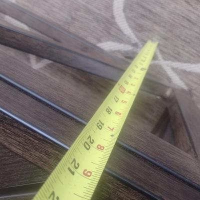 Casual Outdoor Patio Metal Table Faux Wood Grain Finish with Hickory Series Cover Accessory