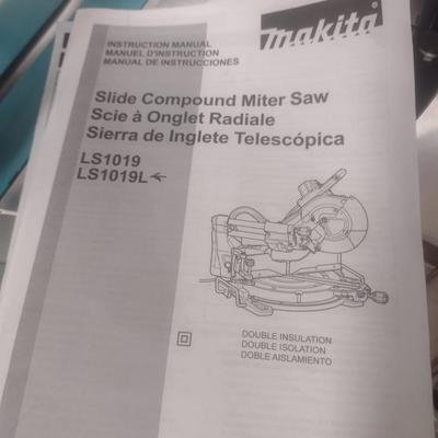 New Makita 10" Electric Benchtop Sliding Compound Miter Saw LS-1019L