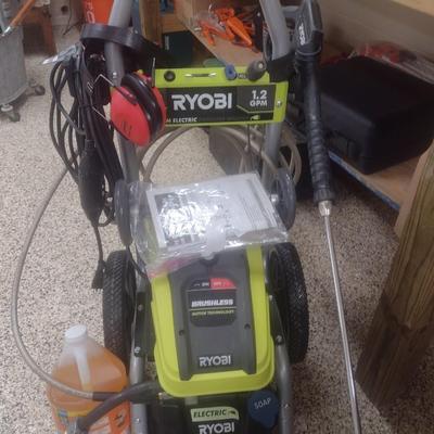 Ryobi Premium Electric 2300 PSI Pressure Washer with Wand and Undercarriage Cleaning Accessory