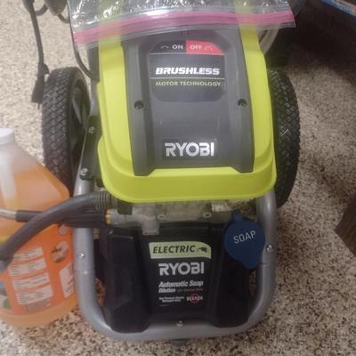 Ryobi Premium Electric 2300 PSI Pressure Washer with Wand and Undercarriage Cleaning Accessory
