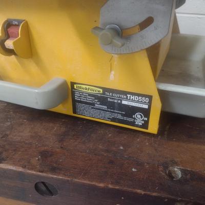 Workforce THD550 Tabletop Wet Tile Saw