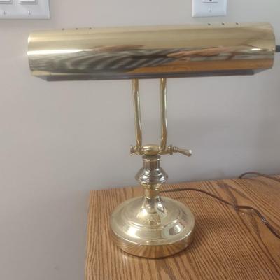 Brass Finish Piano Lamp