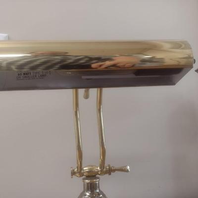 Brass Finish Piano Lamp
