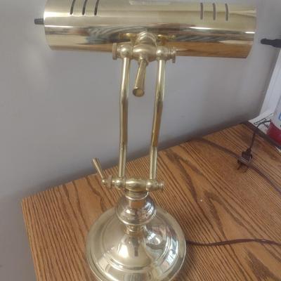 Brass Finish Piano Lamp