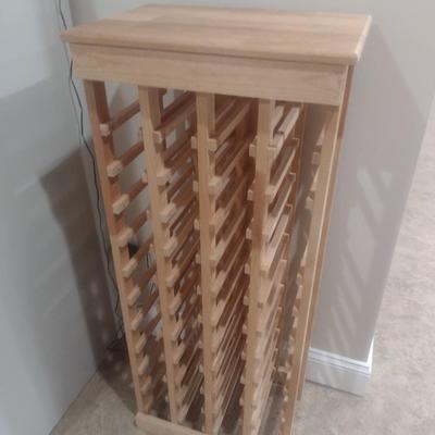 Wood Office Rack Stand