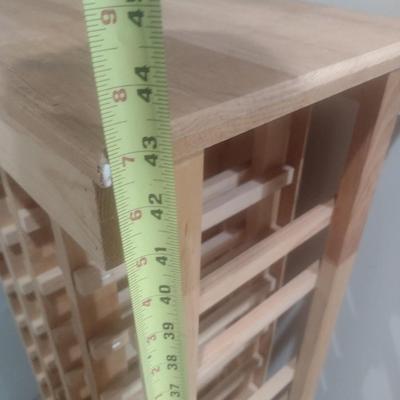 Wood Office Rack Stand