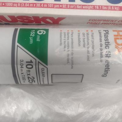 Assortment of Plastic Sheeting