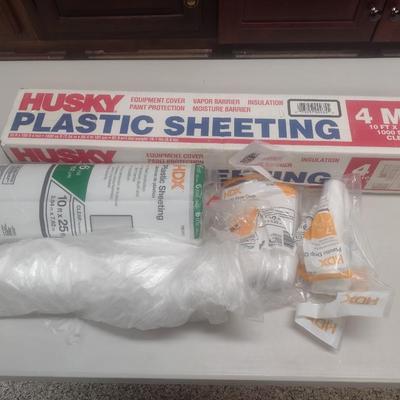 Assortment of Plastic Sheeting