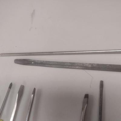 Collection of Screwdrivers Various Head Shapes and Sizes