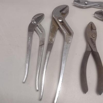 Collection of Pliers, Snips and Needle Nose