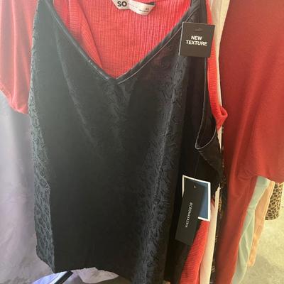 Lot of women’s tops and blouses
