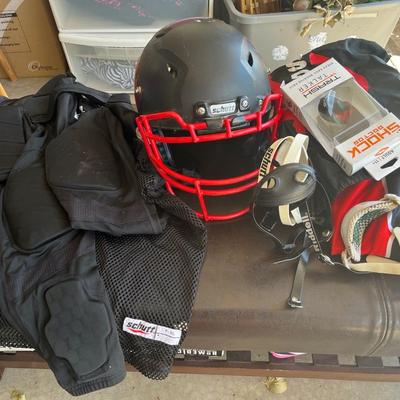 Youth football gear