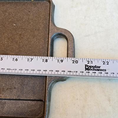 Cast Iron Flat Griddle – Double Handle - flat top