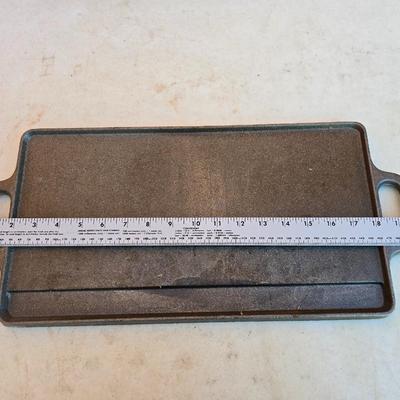 Cast Iron Flat Griddle – Double Handle - flat top