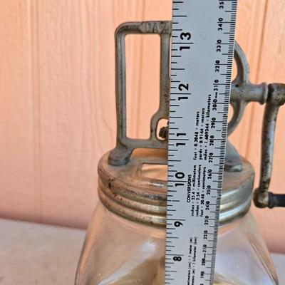 Vintage Dazey #40 Glass Butter Churn – Hand Crank Farmhouse Decor