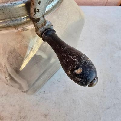 Vintage Dazey #40 Glass Butter Churn – Hand Crank Farmhouse Decor