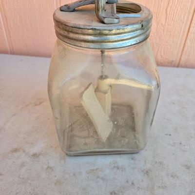 Vintage Dazey #40 Glass Butter Churn – Hand Crank Farmhouse Decor