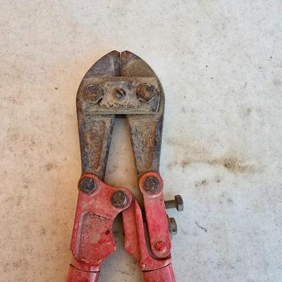 Hand Tool Trio – Hammer, Bolt Cutter, and Rubber Mallet