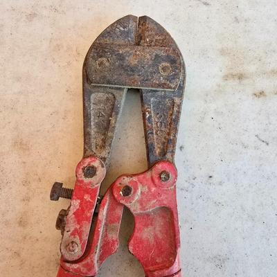 Hand Tool Trio – Hammer, Bolt Cutter, and Rubber Mallet