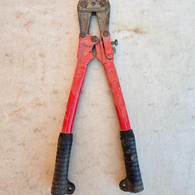 Hand Tool Trio – Hammer, Bolt Cutter, and Rubber Mallet