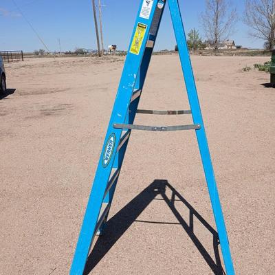 Nice! Werner 6-Foot Fiberglass Step Ladder – Type II 225 lb Rated