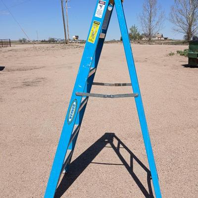 Nice! Werner 6-Foot Fiberglass Step Ladder – Type II 225 lb Rated