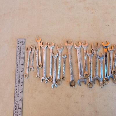 Lot of Vintage SAE Combination Wrenches – Mixed Brands