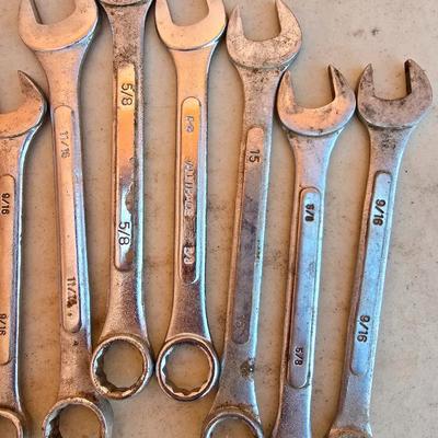 Vintage SAE Wrench Lot – USA Made
