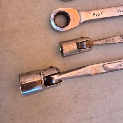 Specialty Wrench Lot – Ratcheting, Flex-Head & S-K
