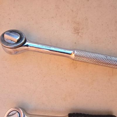 Ratchet Handle & Extension Bar Lot – 1/4" & 3/8" Drive