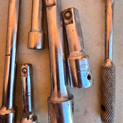 Vintage Socket Accessories Lot – S-K USA Breaker Bar & More
