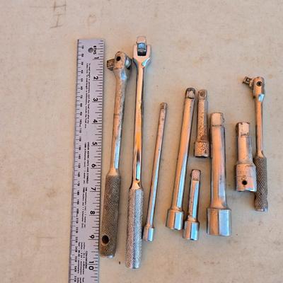 Vintage Socket Accessories Lot – S-K USA Breaker Bar & More