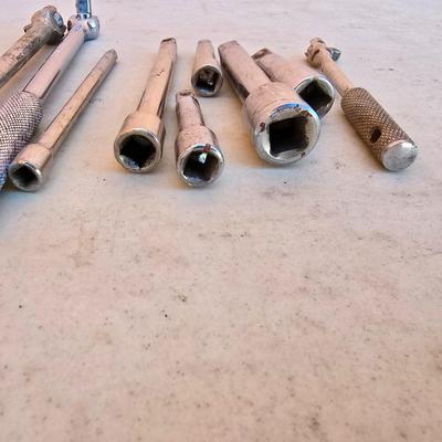 Vintage Socket Accessories Lot – S-K USA Breaker Bar & More