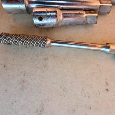 Vintage Socket Accessories Lot – S-K USA Breaker Bar & More