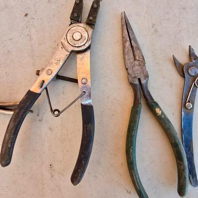 Vintage Pliers & Specialty Tool Lot – 5pc