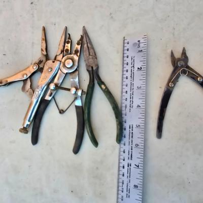 Vintage Pliers & Specialty Tool Lot – 5pc