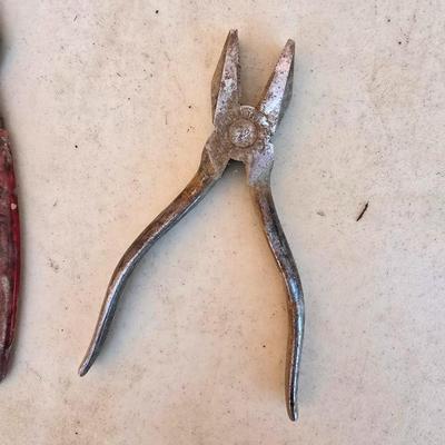 Vintage Pliers Lot – Snap Ring, Locking, and Cutting Tools