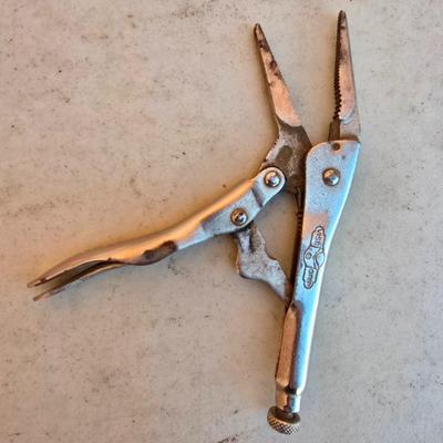 Vintage Pliers Lot – Snap Ring, Locking, and Cutting Tools