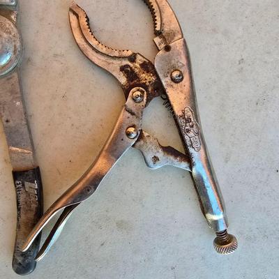 Specialty & Locking Pliers Lot – Vintage 6pc Bundle