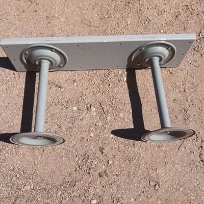 Surface Mount Heavy-Duty Commercial Metal Bench