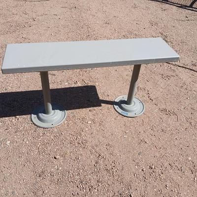 Surface Mount Heavy-Duty Commercial Metal Bench