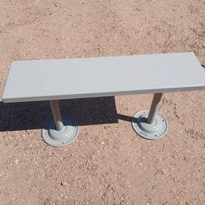 Surface Mount Heavy-Duty Commercial Metal Bench