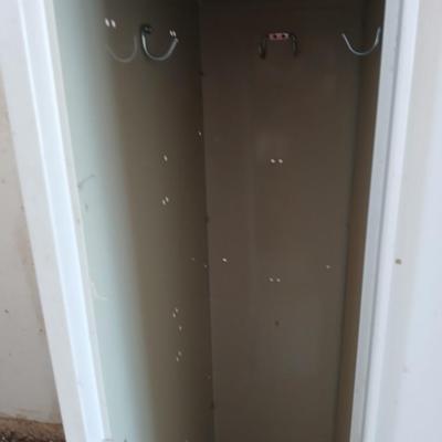4-Door Vintage Industrial Steel Locker Cabinet out of Woodward governor