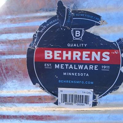 Behrens Galvanized Steel Tub