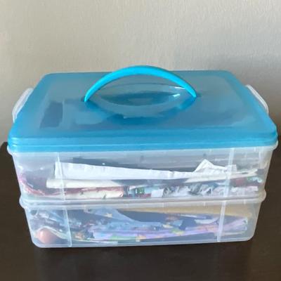 Holiday material w/container