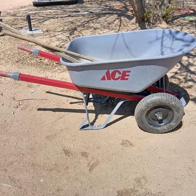 ACE Wheelbarrow + Shovel + weed cutter Combo